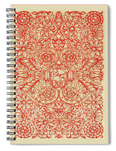 Rubino Red Floral - Spiral Notebook