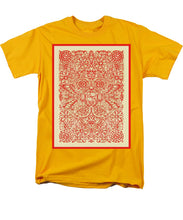 Rubino Red Floral - Men's T-Shirt  (Regular Fit)