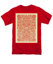 Rubino Red Floral - Men's T-Shirt  (Regular Fit)