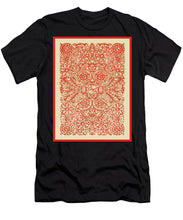 Rubino Red Floral - Men's T-Shirt (Athletic Fit)