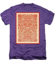 Rubino Red Floral - Men's Premium T-Shirt
