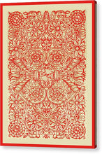 Rubino Red Floral - Acrylic Print