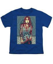 Rubino Red Lady - Youth T-Shirt Youth T-Shirt Pixels Royal Small 