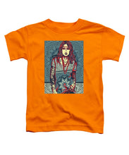 Rubino Red Lady - Toddler T-Shirt Toddler T-Shirt Pixels Orange Small 