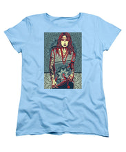 Rubino Red Lady - Women's T-Shirt (Standard Fit) Women's T-Shirt (Standard Fit) Pixels Light Blue Small 