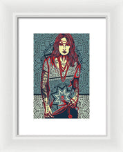 Rubino Red Lady - Framed Print Framed Print Pixels 6.625" x 10.000" White White