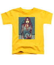 Rubino Red Lady - Toddler T-Shirt Toddler T-Shirt Pixels Yellow Small 