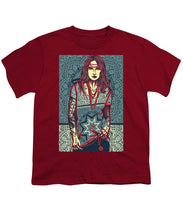 Rubino Red Lady - Youth T-Shirt Youth T-Shirt Pixels Cardinal Small 