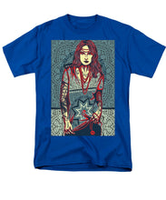 Rubino Red Lady - Men's T-Shirt  (Regular Fit) Men's T-Shirt (Regular Fit) Pixels Royal Small 