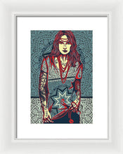 Rubino Red Lady - Framed Print Framed Print Pixels 8.000" x 12.000" White White