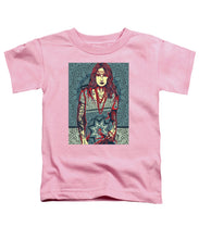 Rubino Red Lady - Toddler T-Shirt Toddler T-Shirt Pixels Pink Small 
