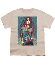 Rubino Red Lady - Youth T-Shirt Youth T-Shirt Pixels Cream Small 