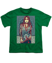 Rubino Red Lady - Youth T-Shirt Youth T-Shirt Pixels Kelly Green Small 