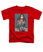 Rubino Red Lady - Toddler T-Shirt Toddler T-Shirt Pixels Red Small 