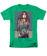 Rubino Red Lady - Men's T-Shirt  (Regular Fit) Men's T-Shirt (Regular Fit) Pixels Kelly Green Small 
