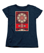 Rubino Red Zen Namaste - Women's T-Shirt (Standard Fit) Women's T-Shirt (Standard Fit) Pixels Navy Small 