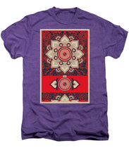 Rubino Red Zen Namaste - Men's Premium T-Shirt Men's Premium T-Shirt Pixels Deep Purple Heather Small 