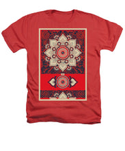 Rubino Red Zen Namaste - Heathers T-Shirt Heathers T-Shirt Pixels Red Small 