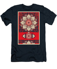 Rubino Red Zen Namaste - Men's T-Shirt (Athletic Fit) Men's T-Shirt (Athletic Fit) Pixels Navy Small 