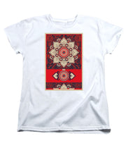 Rubino Red Zen Namaste - Women's T-Shirt (Standard Fit) Women's T-Shirt (Standard Fit) Pixels White Small 