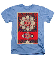 Rubino Red Zen Namaste - Heathers T-Shirt Heathers T-Shirt Pixels Light Blue Small 