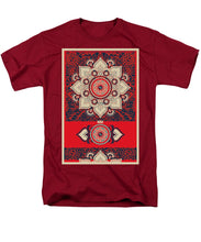 Rubino Red Zen Namaste - Men's T-Shirt  (Regular Fit) Men's T-Shirt (Regular Fit) Pixels Cardinal Small 