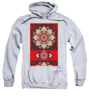 Rubino Red Zen Namaste - Sweatshirt Sweatshirt Pixels Heather Small 