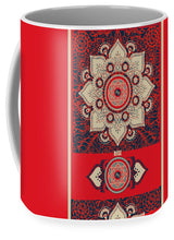 Rubino Red Zen Namaste - Mug Mug Pixels Large (15 oz.)  