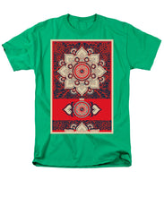 Rubino Red Zen Namaste - Men's T-Shirt  (Regular Fit) Men's T-Shirt (Regular Fit) Pixels Kelly Green Small 