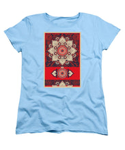 Rubino Red Zen Namaste - Women's T-Shirt (Standard Fit) Women's T-Shirt (Standard Fit) Pixels Light Blue Small 