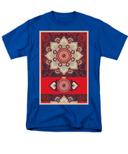 Rubino Red Zen Namaste - Men's T-Shirt  (Regular Fit) Men's T-Shirt (Regular Fit) Pixels Royal Small 