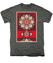 Rubino Red Zen Namaste - Men's Premium T-Shirt Men's Premium T-Shirt Pixels Platinum Heather Small 