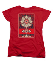 Rubino Red Zen Namaste - Women's T-Shirt (Standard Fit) Women's T-Shirt (Standard Fit) Pixels Red Small 