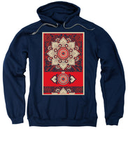 Rubino Red Zen Namaste - Sweatshirt Sweatshirt Pixels Navy Small 