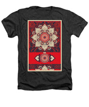 Rubino Red Zen Namaste - Heathers T-Shirt Heathers T-Shirt Pixels Charcoal Small 