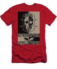Rubino Rise Ride - Men's T-Shirt (Athletic Fit) Men's T-Shirt (Athletic Fit) Pixels Red Small 