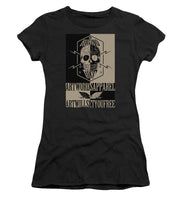 Rubino Rise Ride - Women's T-Shirt (Athletic Fit) Women's T-Shirt (Athletic Fit) Pixels Black Small 