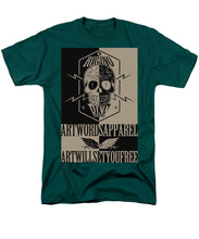 Rubino Rise Ride - Men's T-Shirt  (Regular Fit) Men's T-Shirt (Regular Fit) Pixels Hunter Green Small 