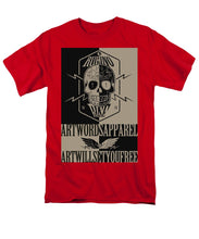 Rubino Rise Ride - Men's T-Shirt  (Regular Fit) Men's T-Shirt (Regular Fit) Pixels Red Small 