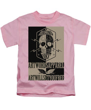 Rubino Rise Ride - Kids T-Shirt Kids T-Shirt Pixels Pink Small 