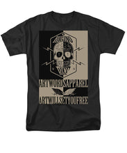 Rubino Rise Ride - Men's T-Shirt  (Regular Fit) Men's T-Shirt (Regular Fit) Pixels Black Small 