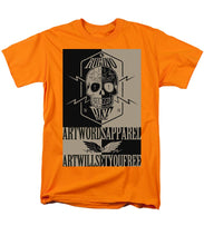 Rubino Rise Ride - Men's T-Shirt  (Regular Fit) Men's T-Shirt (Regular Fit) Pixels Orange Small 