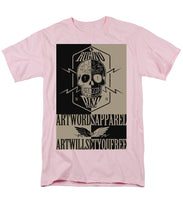 Rubino Rise Ride - Men's T-Shirt  (Regular Fit) Men's T-Shirt (Regular Fit) Pixels Pink Small 