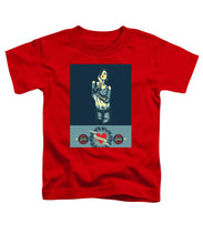 Rubino Rise She - Toddler T-Shirt Toddler T-Shirt Pixels Red Small 