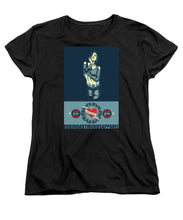 Rubino Rise She - Women's T-Shirt (Standard Fit) Women's T-Shirt (Standard Fit) Pixels Black Small 