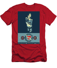 Rubino Rise She - Men's T-Shirt (Athletic Fit) Men's T-Shirt (Athletic Fit) Pixels Red Small 