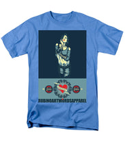 Rubino Rise She - Men's T-Shirt  (Regular Fit) Men's T-Shirt (Regular Fit) Pixels Carolina Blue Small 