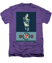 Rubino Rise She - Men's Premium T-Shirt Men's Premium T-Shirt Pixels Deep Purple Heather Small 