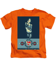 Rubino Rise She - Kids T-Shirt Kids T-Shirt Pixels Orange Small 