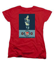 Rubino Rise She - Women's T-Shirt (Standard Fit) Women's T-Shirt (Standard Fit) Pixels Red Small 